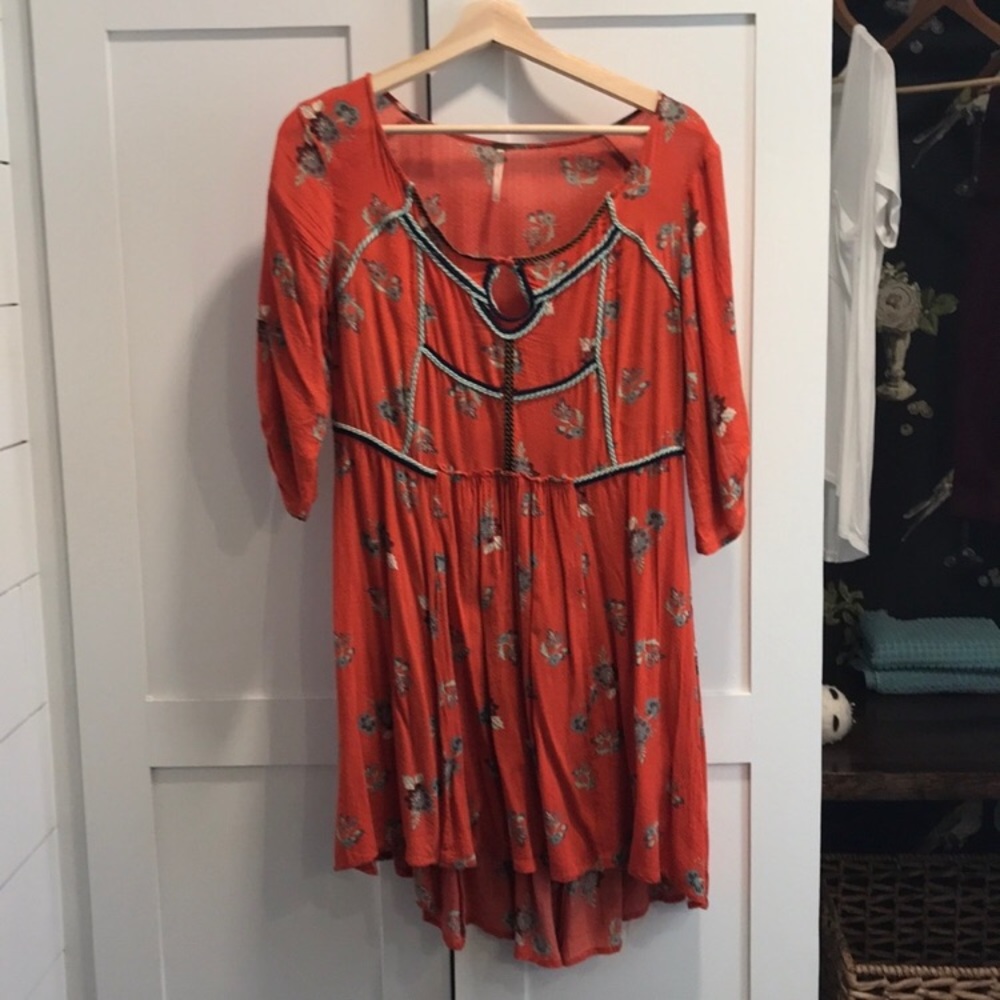 Free people high low mini dress